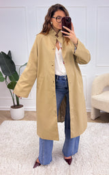 Trench long FAYE - beige