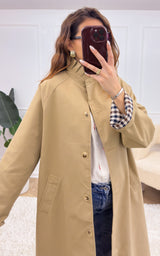 Trench long FAYE - beige