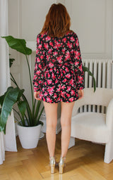 Chemise fluide fleurie "Mya"