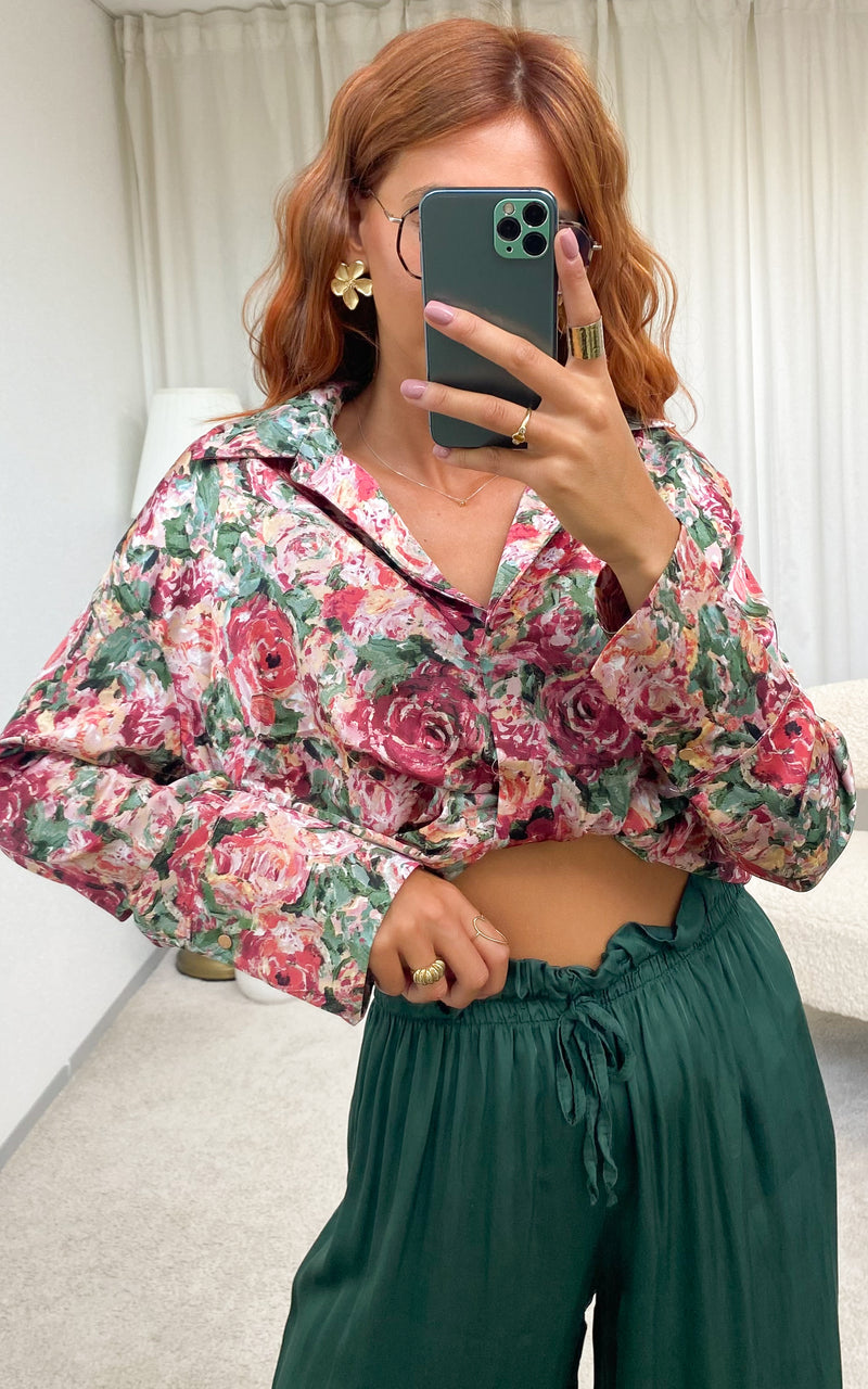Chemise fleurie "Adonie"