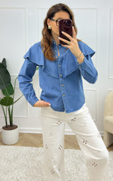 Chemise jeans TEAL - bleu