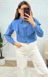 Chemise jeans TEAL - bleu