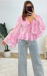 Blouse LUX - rose