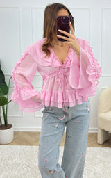 Blouse LUX - rose