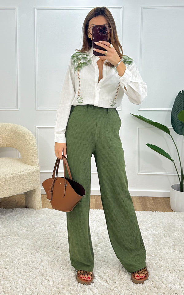 Pantalon JOE - kaki