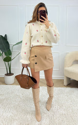 Jupe-short LANE - camel