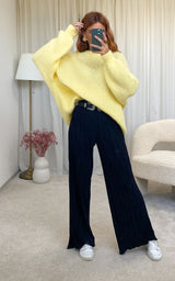 Pull jaune oversize "Soan"