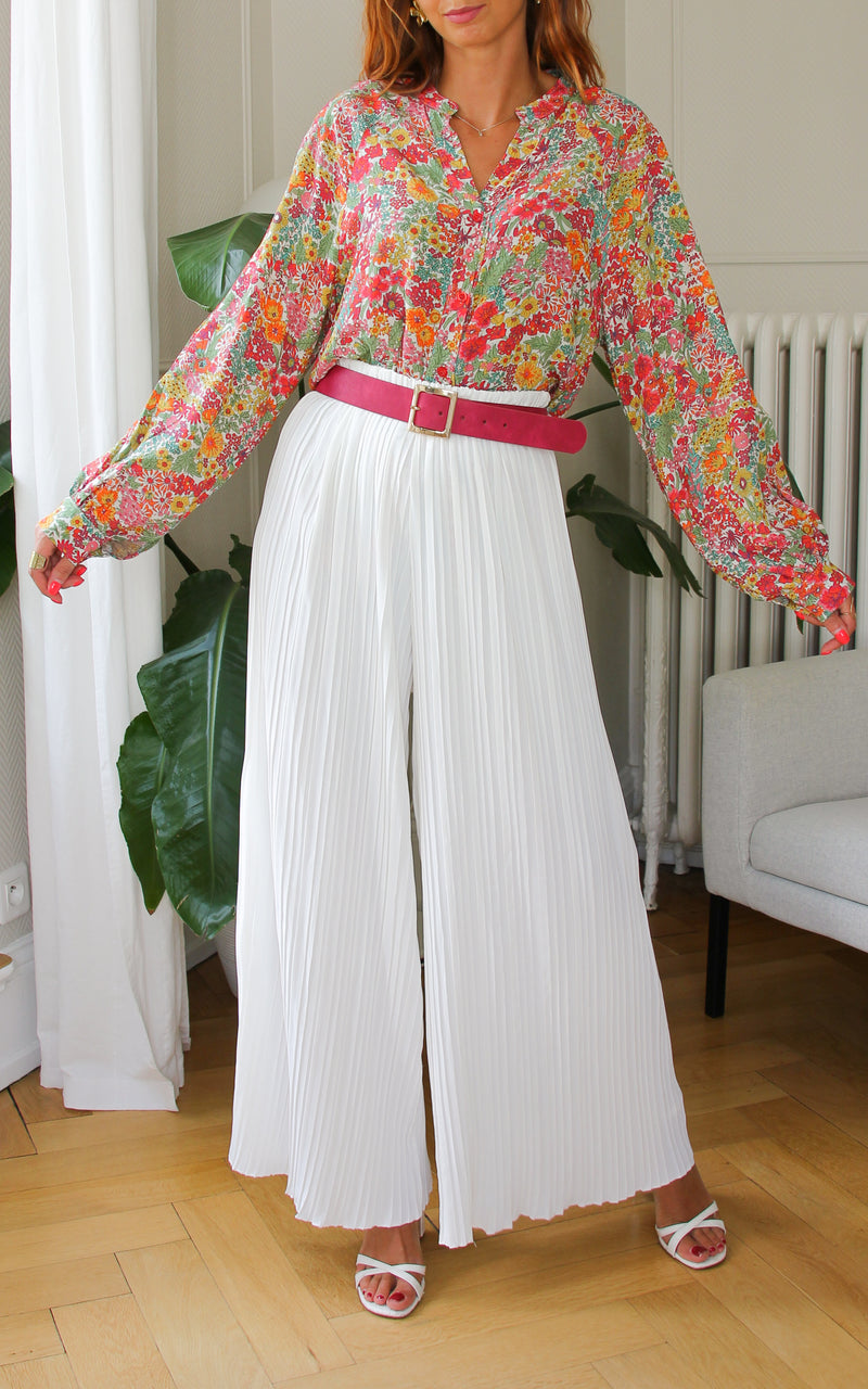 Chemise fleurie "Ninon"