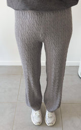 Pantalon maille TOSCANE - gris