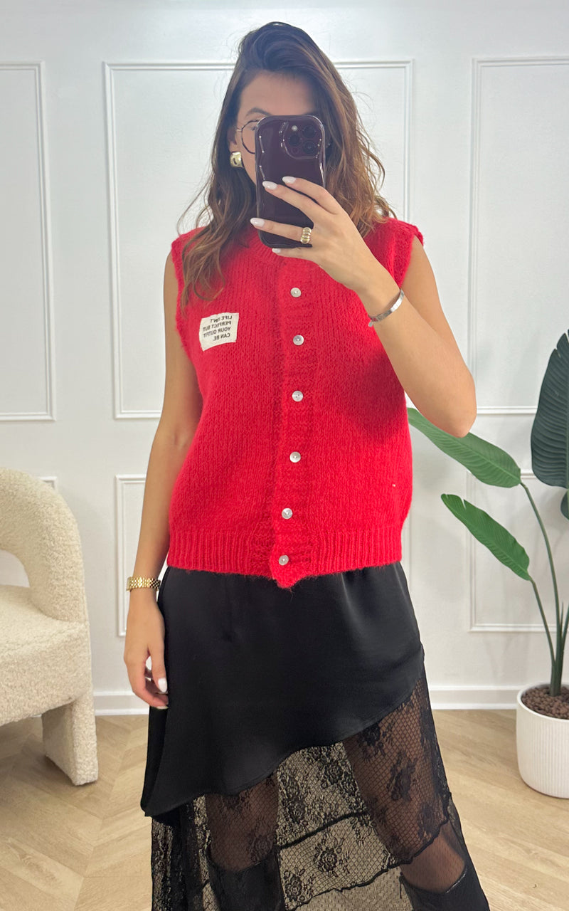 Gilet CELYA - rouge