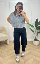 Veste sans manches ELINA - bleu