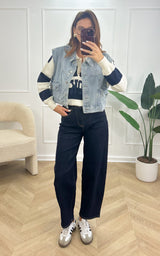 Veste sans manches ELINA - bleu