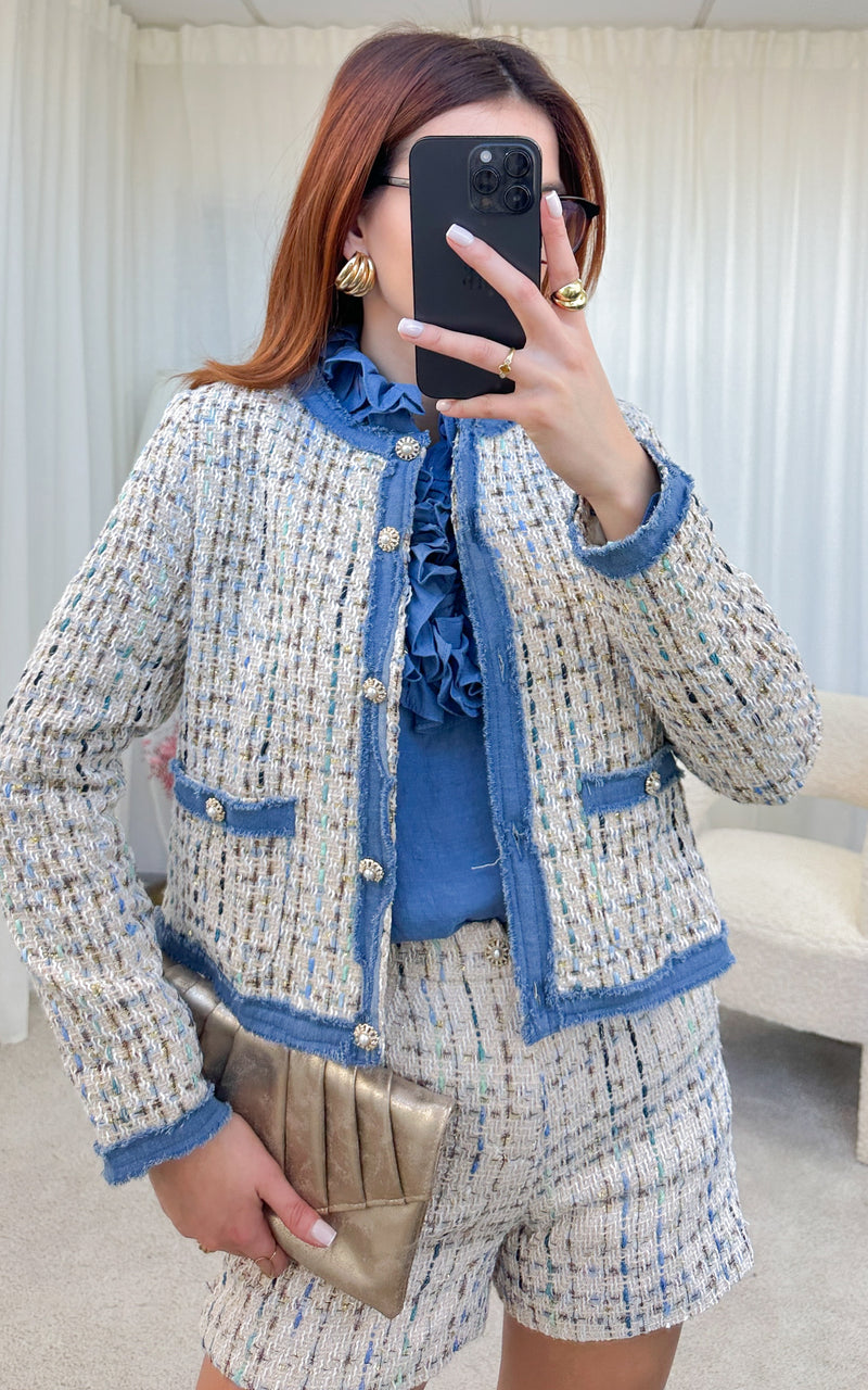 Veste tweed PERLINE