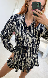 Chemise motif serpent LEVANA