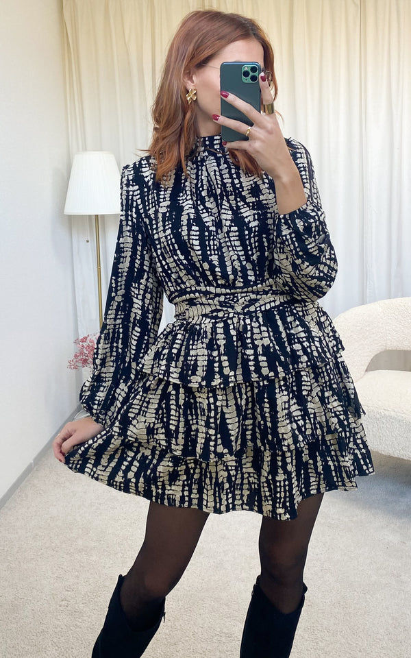 Robe motif reptile LEVANA