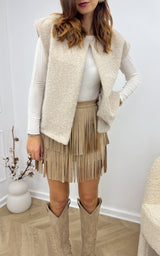 Gilet APERIL - beige 🇮🇹