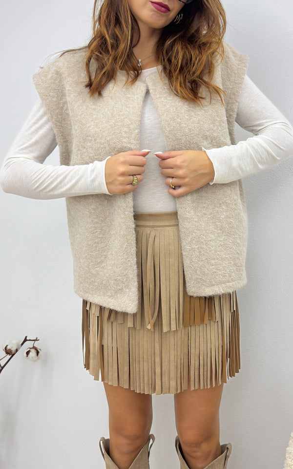 Gilet APERIL - beige 🇮🇹