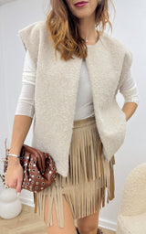 Gilet APERIL - beige 🇮🇹