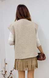 Gilet APERIL - beige 🇮🇹