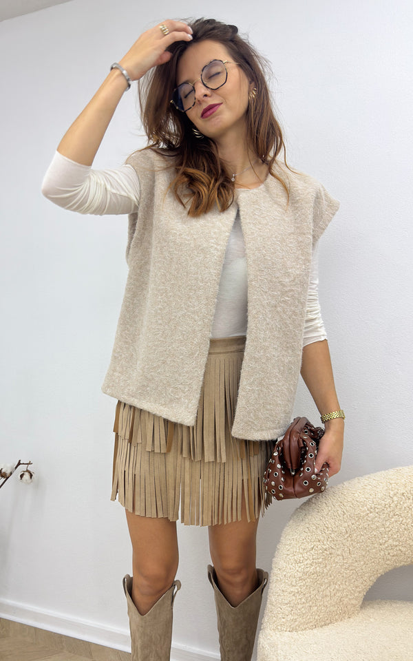 Gilet APERIL - beige 🇮🇹