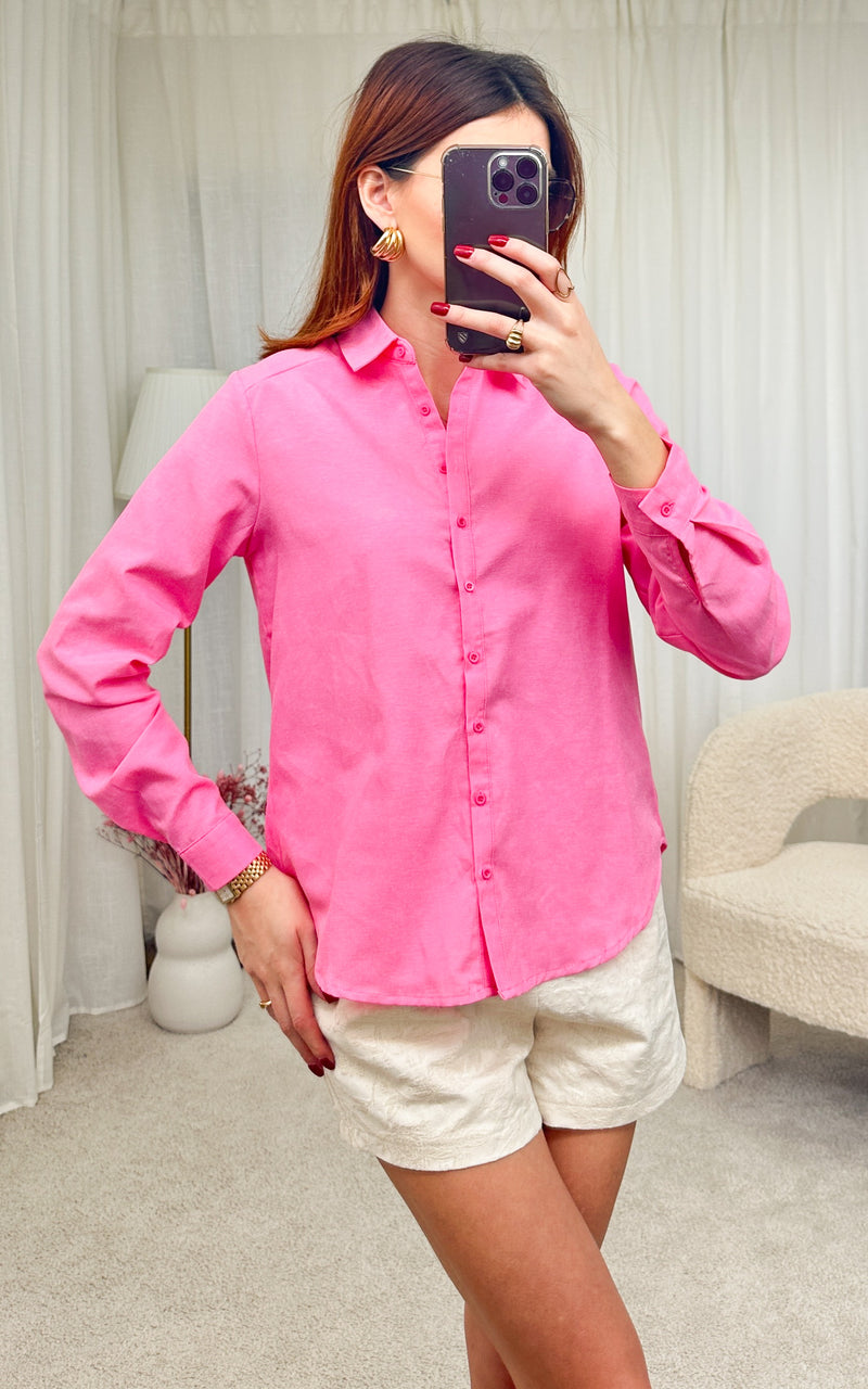 Chemise rose ABBIGAELLA