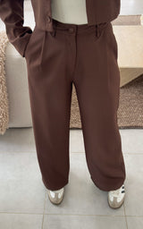 Pantalon BRUNELLE - chocolat