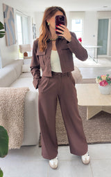 Pantalon BRUNELLE - chocolat