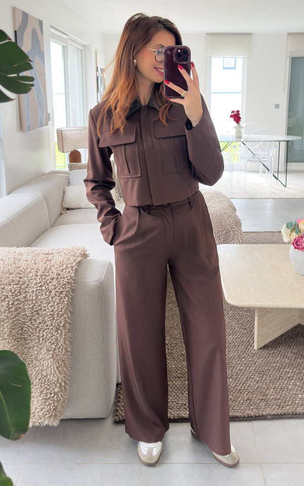 Veste BRUNELLE - chocolat