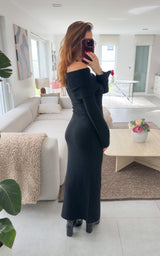 Robe pull CLEANIE - noir