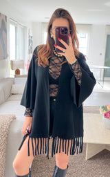 Poncho GIO - noir