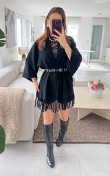 Poncho GIO - noir
