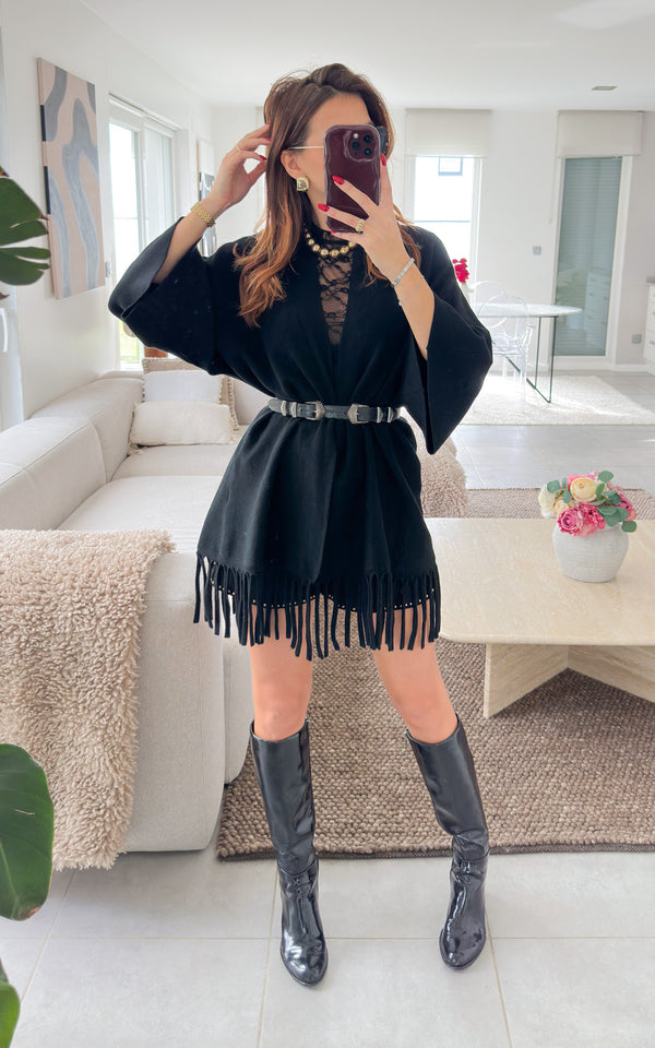 Poncho GIO - noir