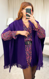 Poncho violet LIZEA
