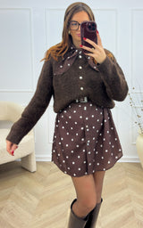 Gilet ADURI - chocolat