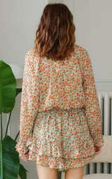 Combishort fleurie "Beki"
